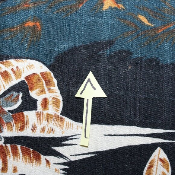 After Dark by Falcon Bay 4XL Aloha Hawaiian Shirt Palm Trees Loop Collar Tropic - Picture 12 of 12